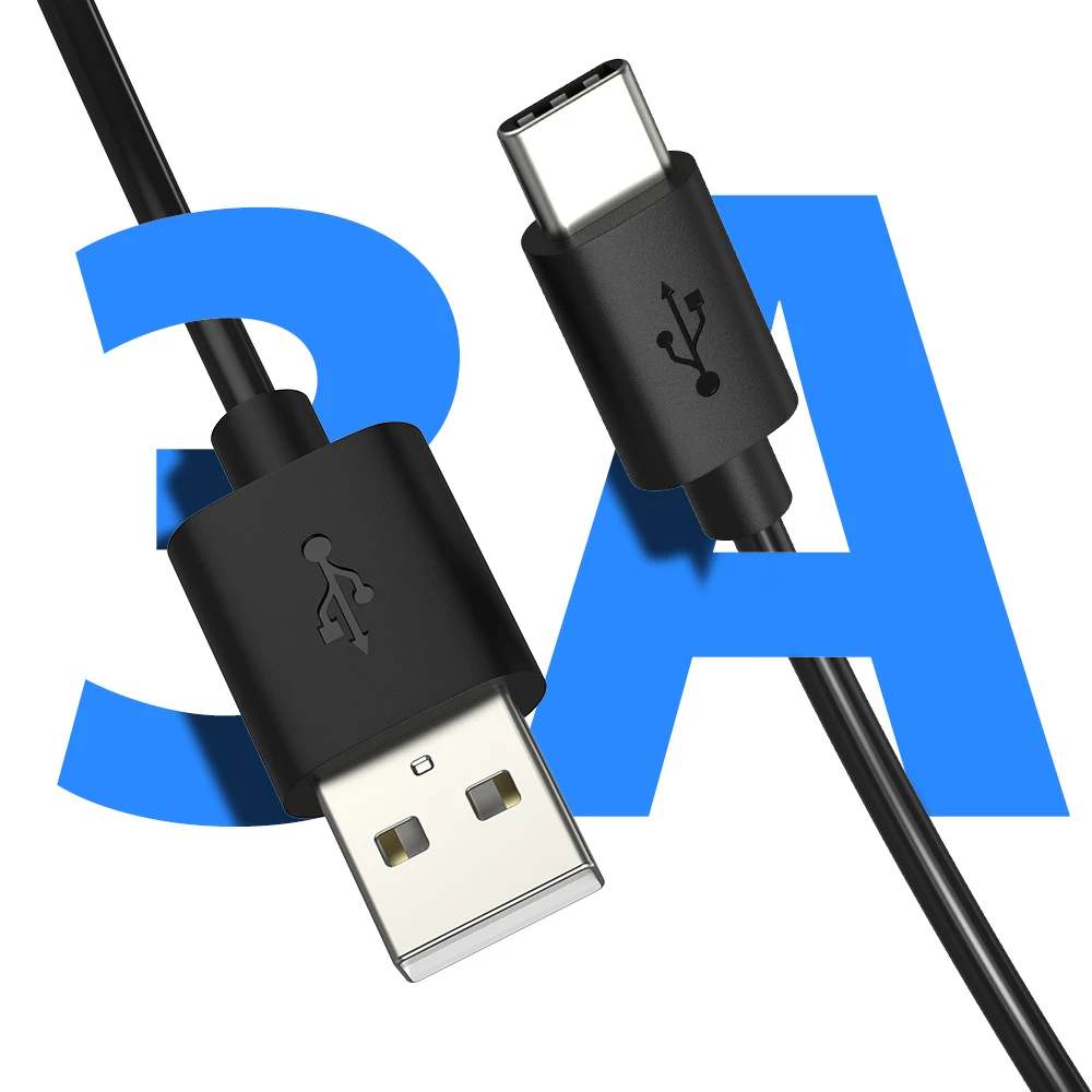 For Mi Braided Usb Type-C Cable Adapter Cable 3Ft 6Ft 10Ft To Usb Cable Charger