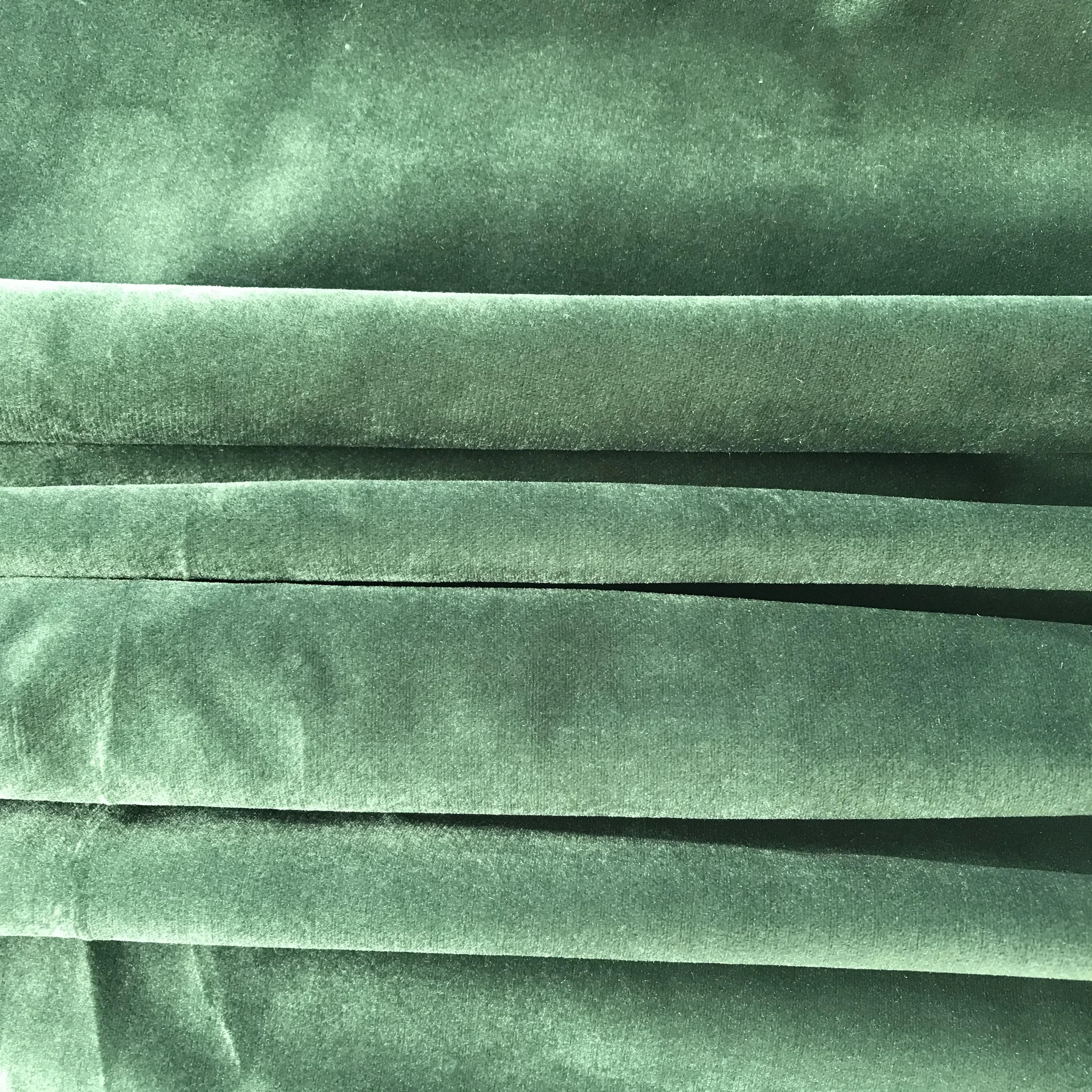 100% polyester high quality gloss soft velvet sofa curtain interior decoration fabric wholesale