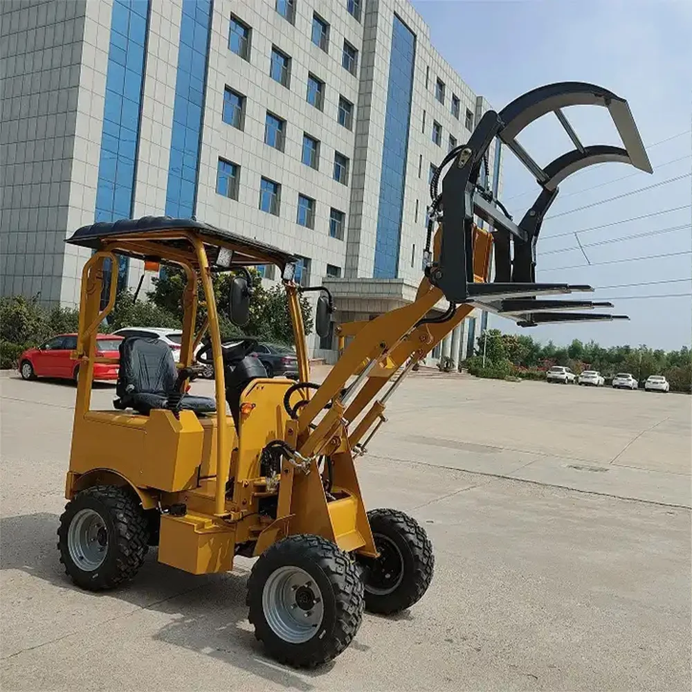 Бесплатная доставка Мини EPA CE Электрический погрузчик мини фронтальный 380 кг 400 500