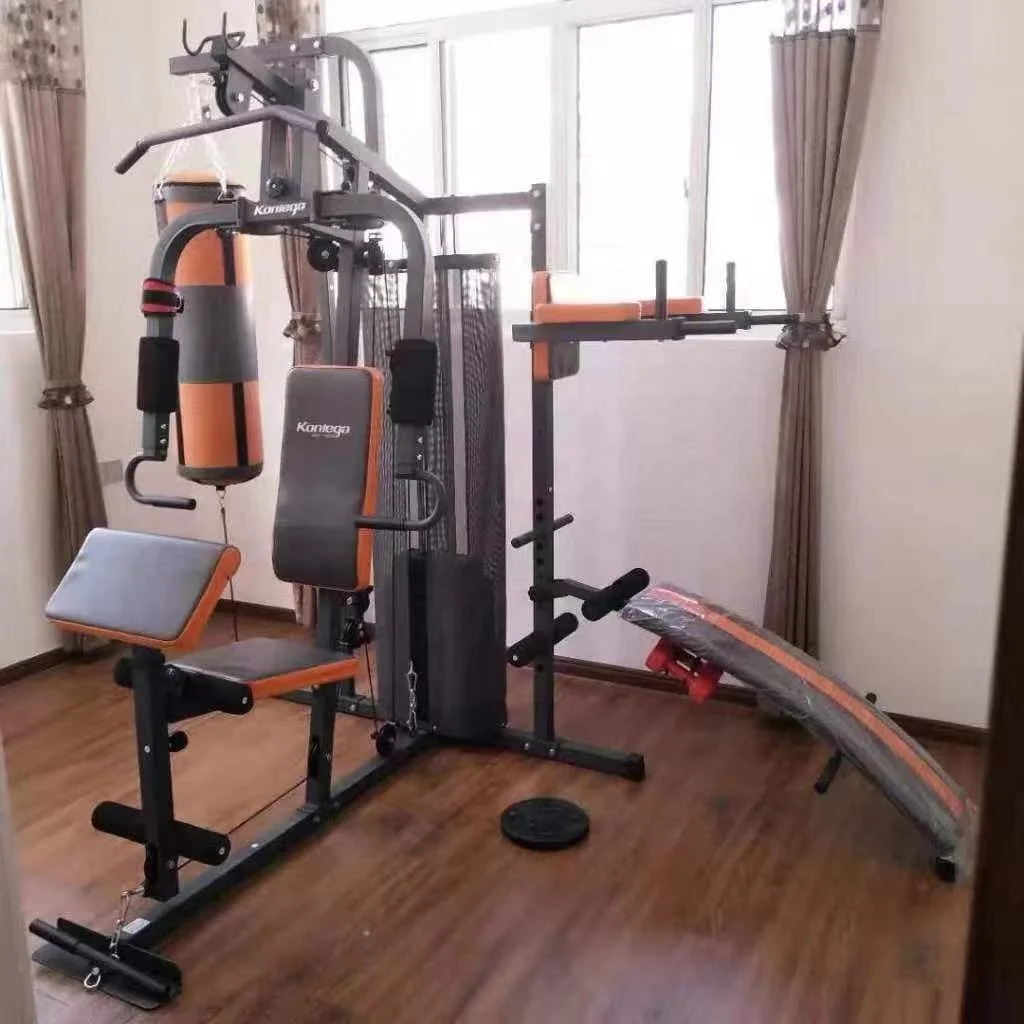 Home Trainer Body Building fitness multi gym mutli functional trainer 3 Station Multi Gym machine