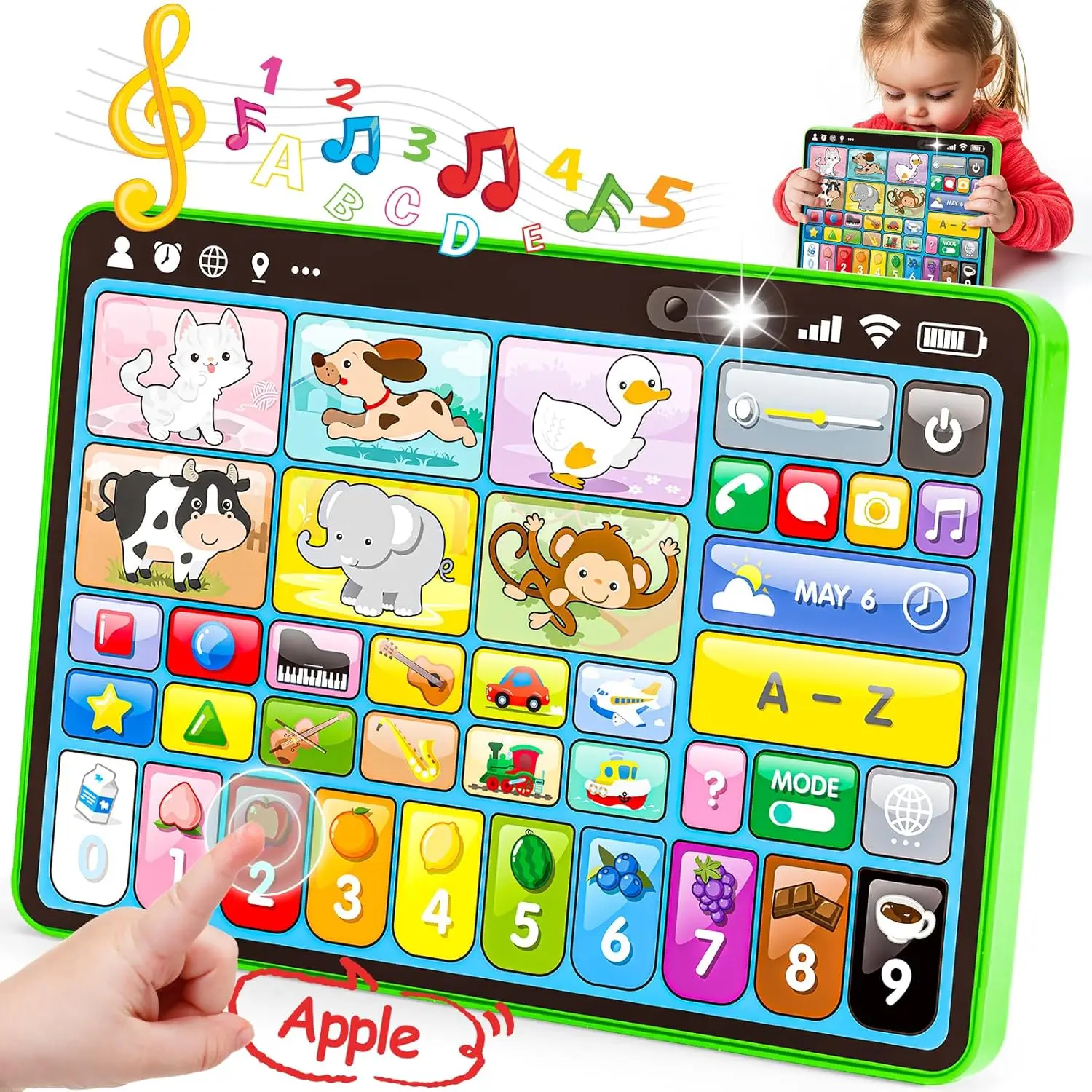FiveStar Original Manufacturer Multifunctional Learning Tablet Reading Pad Machine Three Languages Preschool Toy For Baby