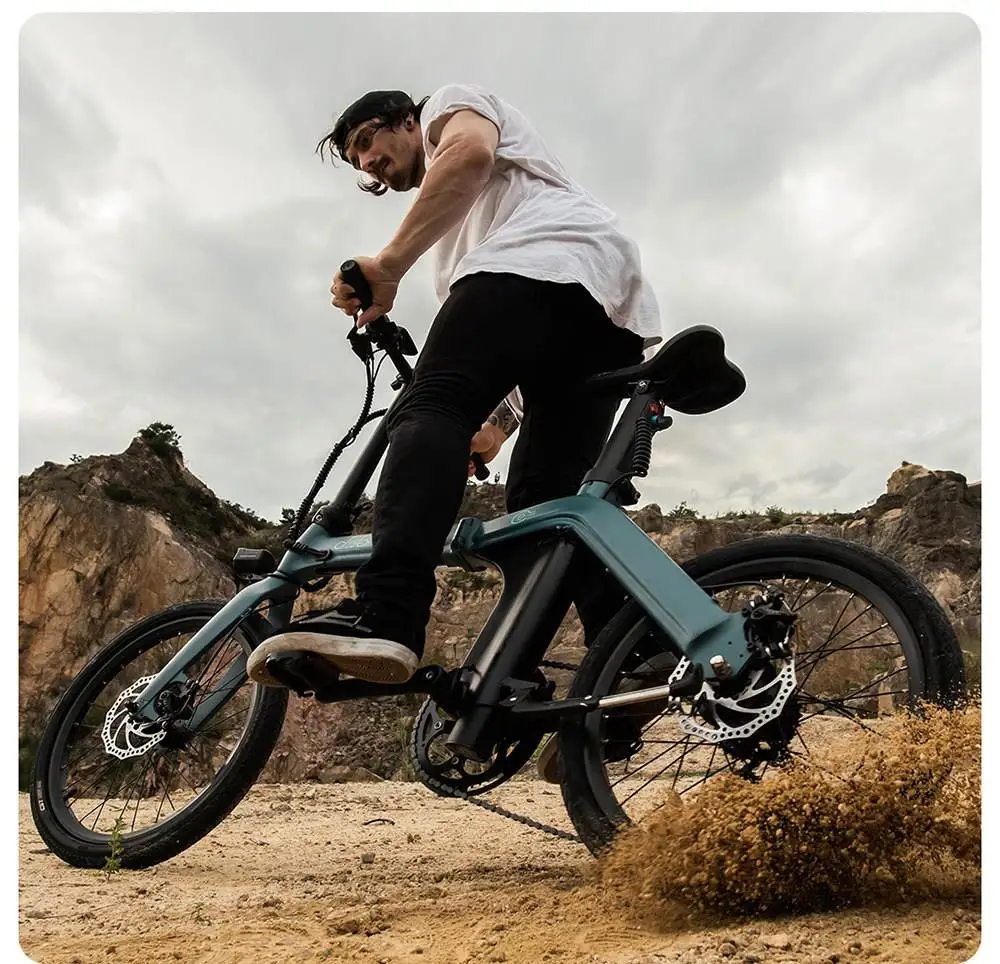 [Poland Stock] FIIDO D11 Folding Electric Moped Bicycle 20 Inches Tire 25km/h Max Speed Three Modes 11.6AH Lithium Battery