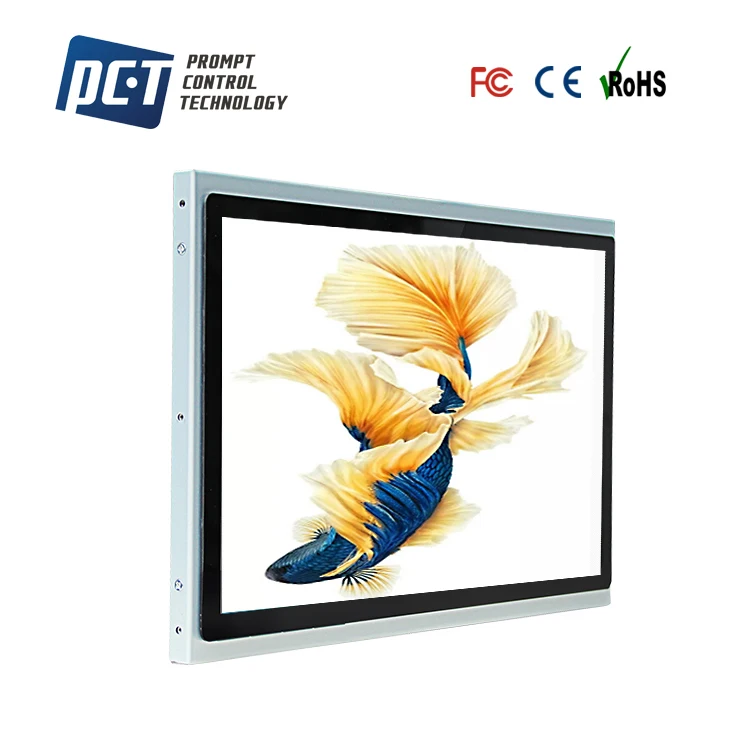 Aluminum Case 7 8 14 Inch Open Frame Touch Screen LCD Monitor for Car PC