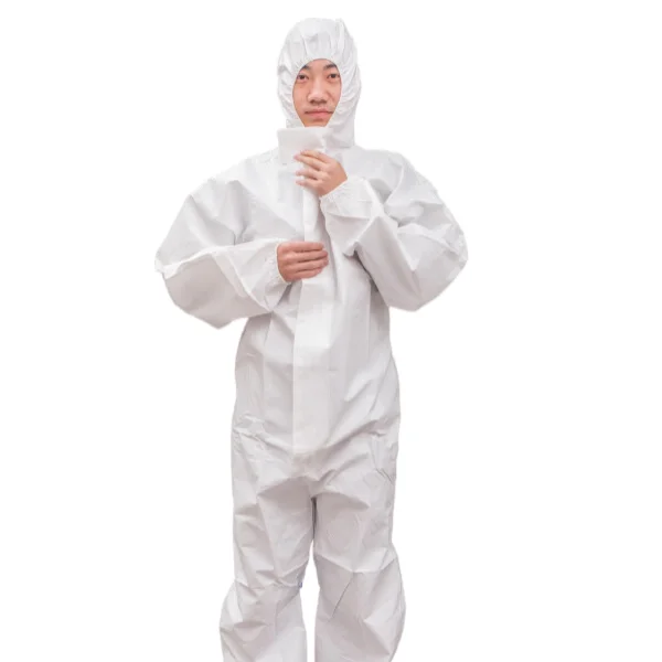 PPE Painter Spray Asbesto SMS Waterproof Hazmat Suit Paint Gown Red Type 56 PP PE Medical White PPES Disposable Overall Coverall