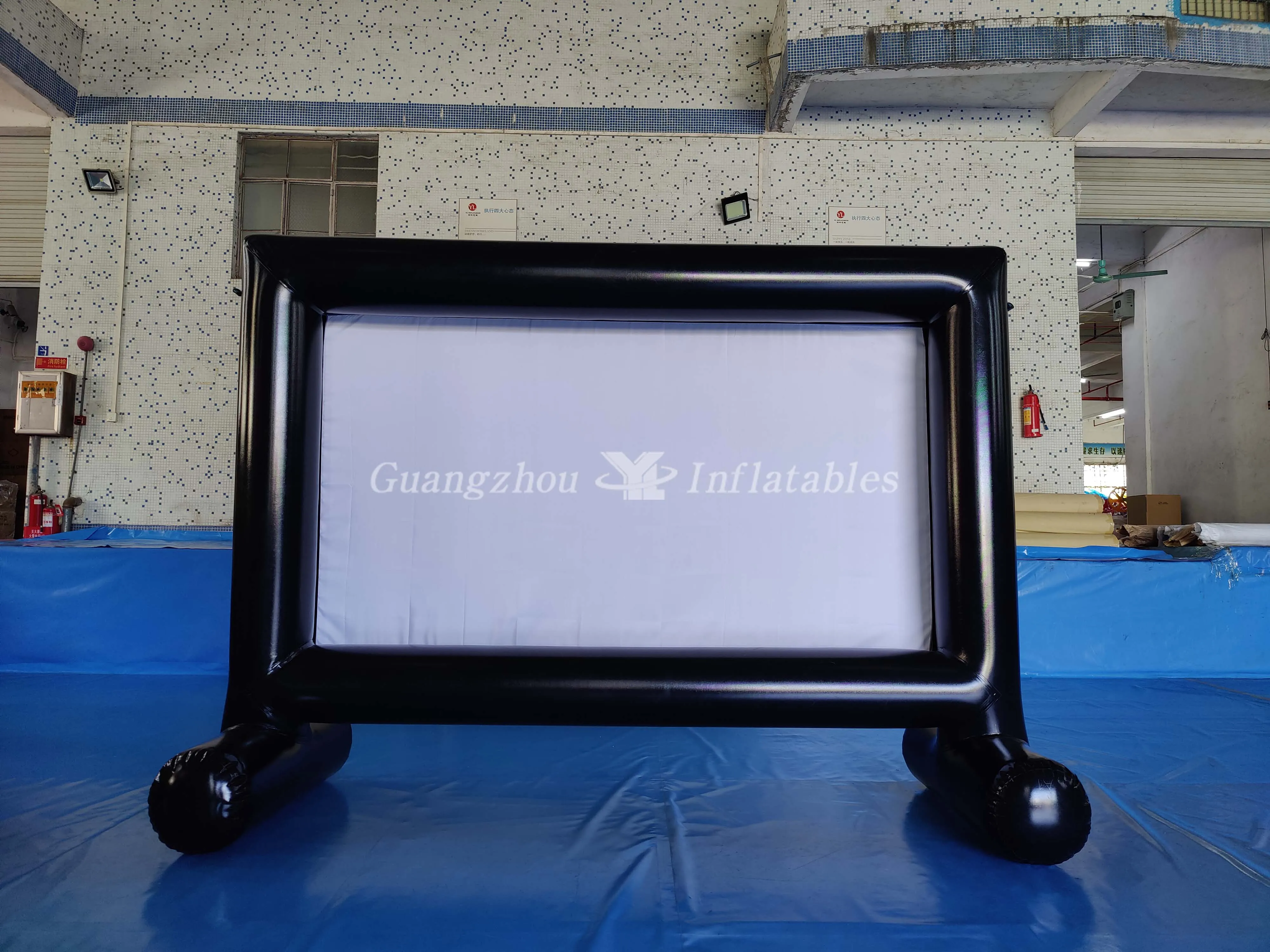 Customized Airtight 14-20 Ft Inflatable Outdoor Theater Projector Screen inflatable cinema inflatable TV projector movie screen