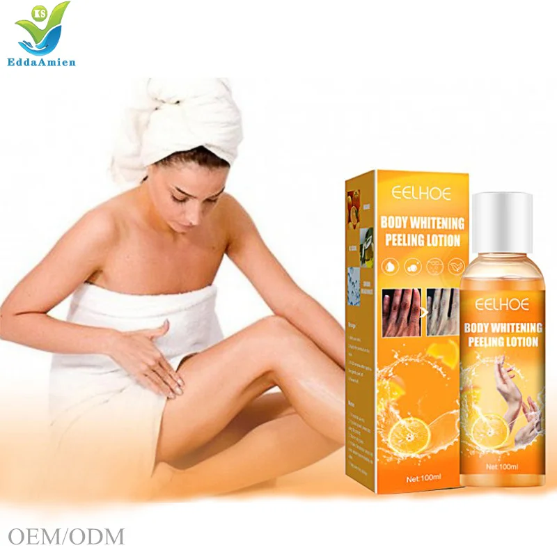 Most effective Natural Moisturizing Brightening  Peeling Orange Exfoliating Whitening Gel orange peeling lotion
