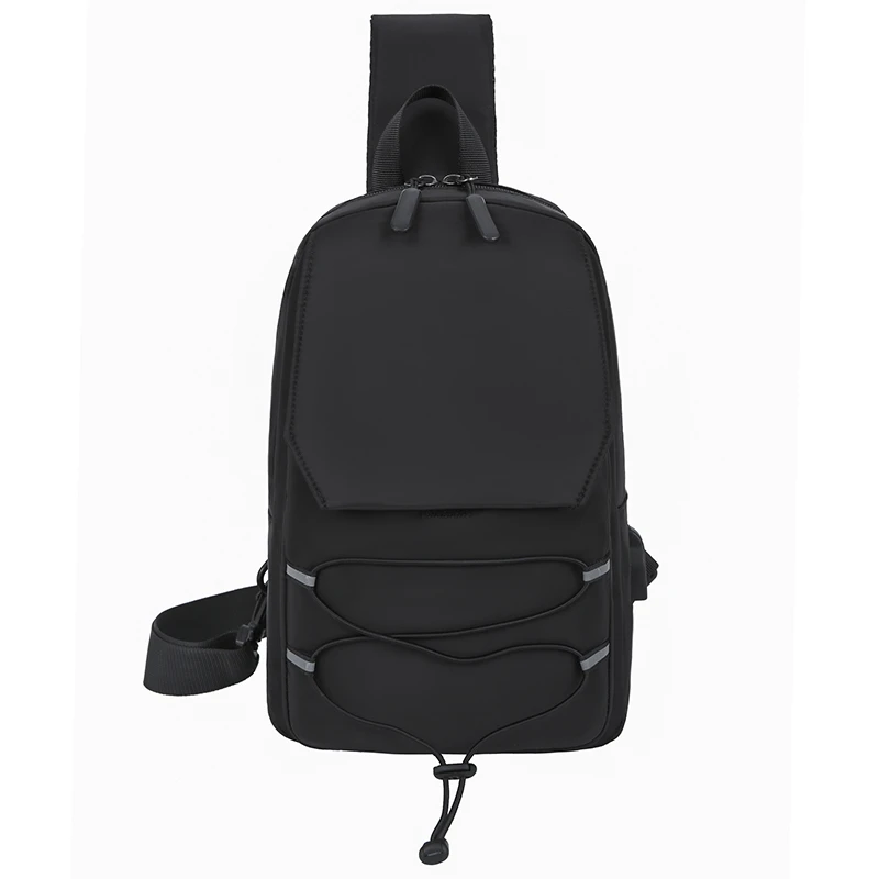 Лидер продаж, дизайнерская мужская сумка через плечо с USB-зарядкой, сумка-мессенджер, нагрудная сумка