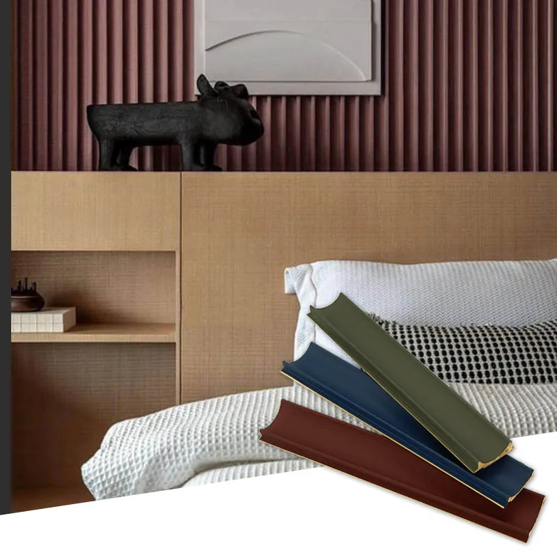 Fluted Wall Panel Indoor Waterproof Easy Clean Solid Color Pvc Decorative Panels for Interior Decoration
