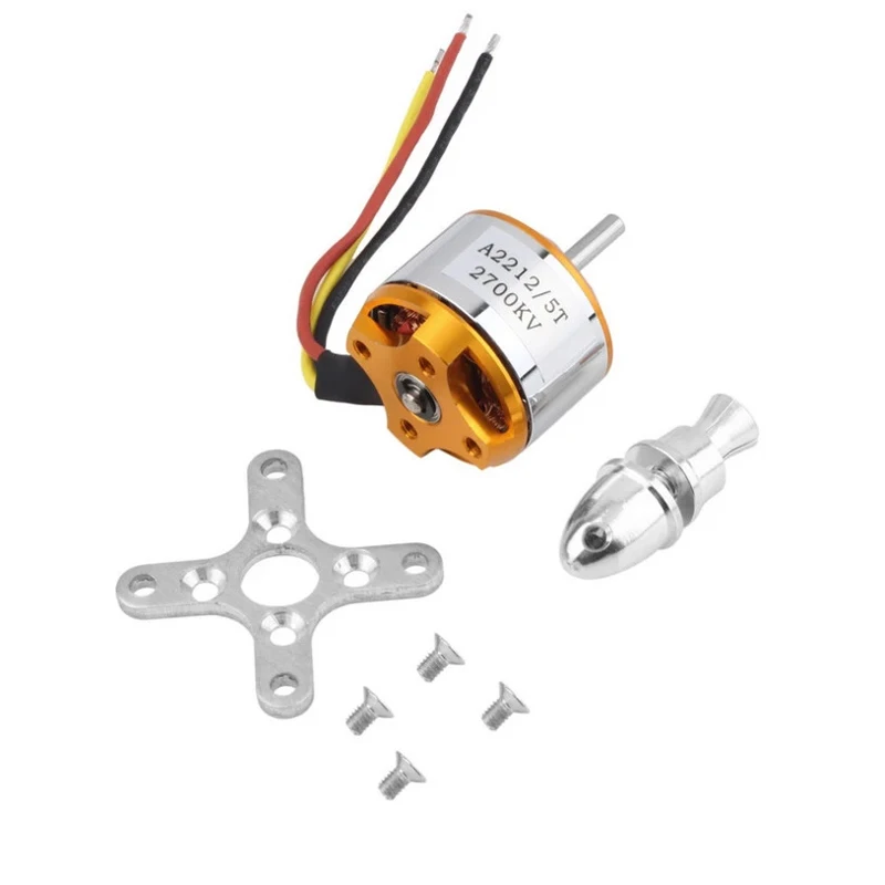 A2212 Brushless Motor 930KV 1000/1400/1800/2200/2450/2700KV For RC Aircraft Plane Multi-copter Brushless Outrunner Motor