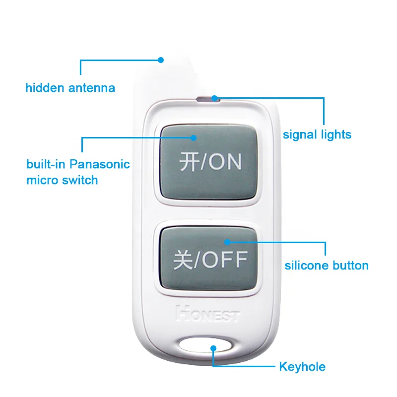 Wireless remote control switch 220v can go through the wall 360  free control without WiFi switch power supply remote control