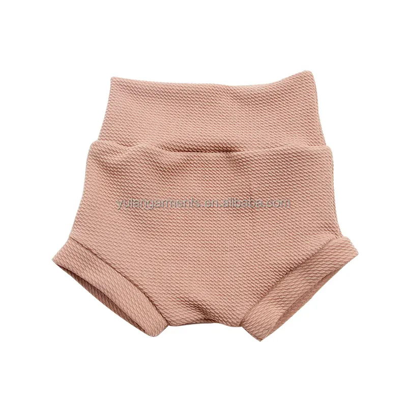 2023 Little Girl Bummies Shorts Pants Solid Colorful Velvet Soft Kids Clothes Shorts Boutique Children Bummies Pants