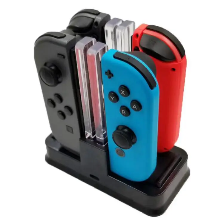 HBS-115 Colorful Four-charger For Switch Pro Controller Charging Dock NS Charger Station Base