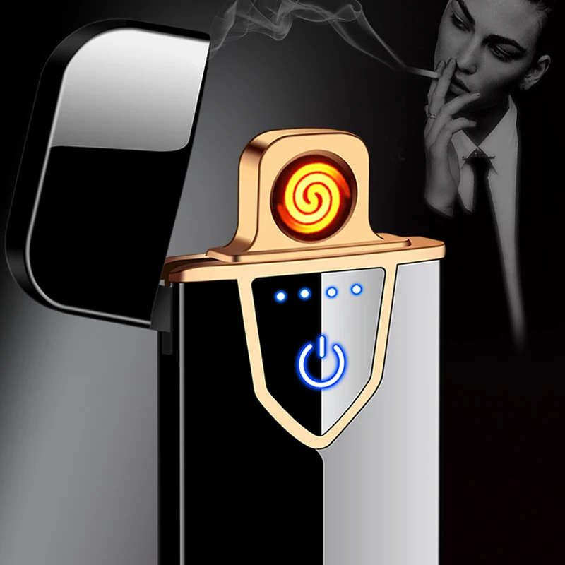 promotion for christmas cigarette lighter plastic usb lighter cigarette case with lighter
