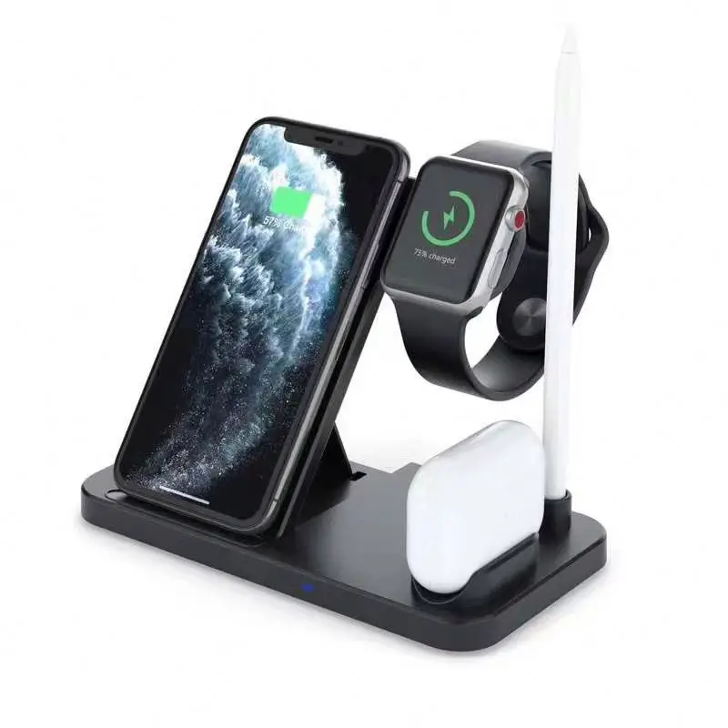 Foldable Mobile Phone 3 in 1 Wireless Charger 4 in 1 Wireless Charging Station