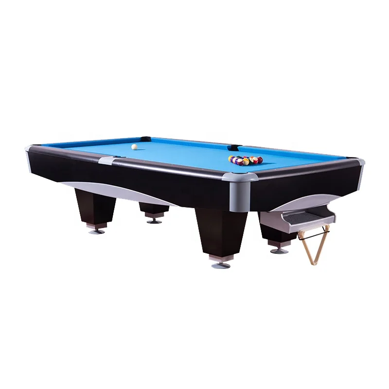 Competitive Price American 9ft Billiard Slate Leather Pocket Pool Table for Nine-Ball Billiard Table