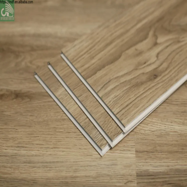 7*48 Inch Spotted Gum Wood SPC RVP Stone Plastic Composite Vinyl Flooring Tiles