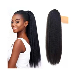 top quality  24 inches Drawstring elastic net 120 g synthetic hair extension