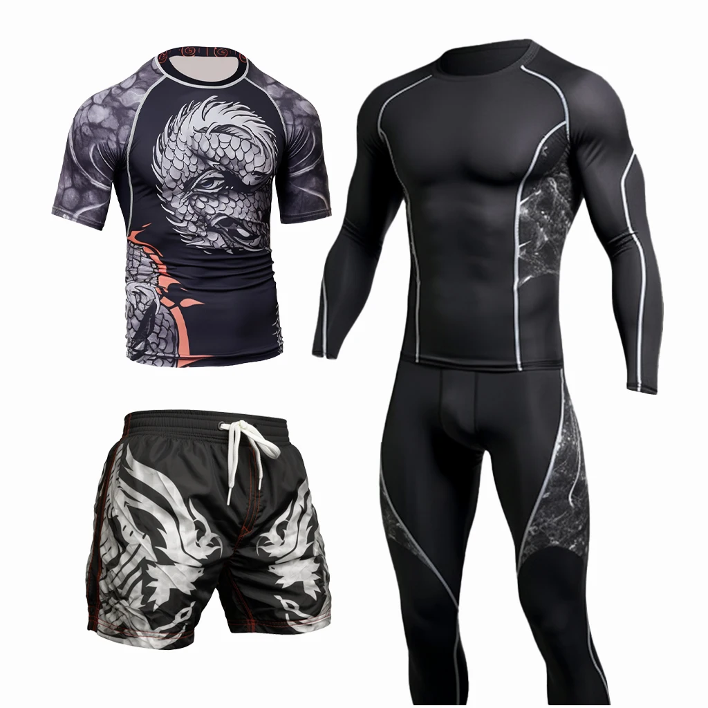 Oem Sublimation Printing Custom spf 50 compression shirt grappling rash guards for surfing men mma