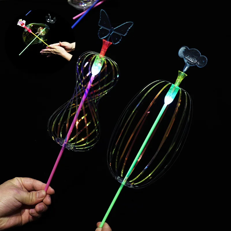 flashing led twist magic stick led twisting magic wand