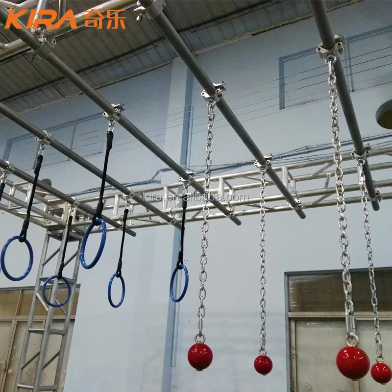 Standard Ninja Warrior Kids Obstacles Equipment for Sale Ninja Warrior Course for Trampoline Park