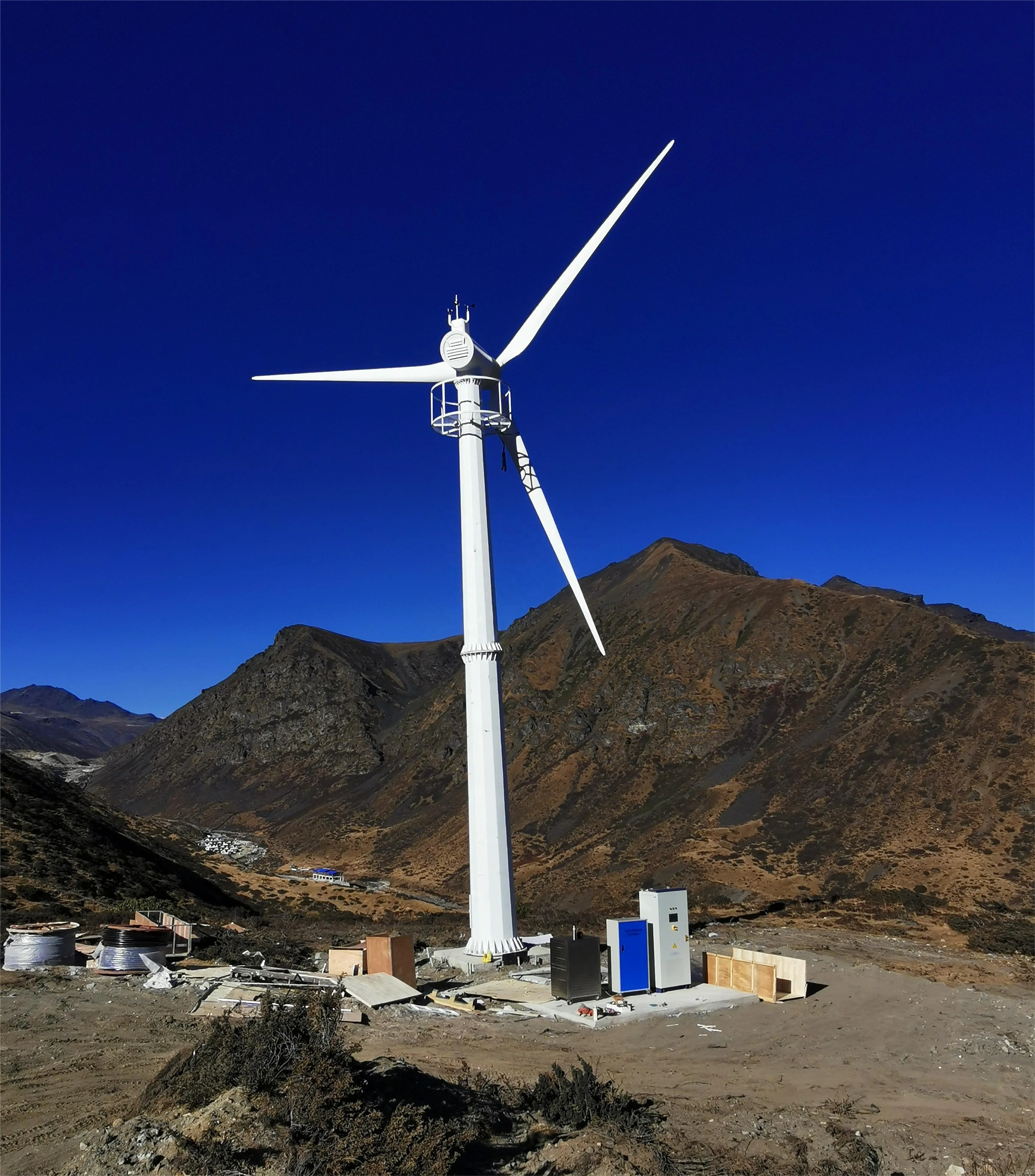 50Kw Wind Generator With Low Rated Wind Speed And Low Generator Resistance And Torque