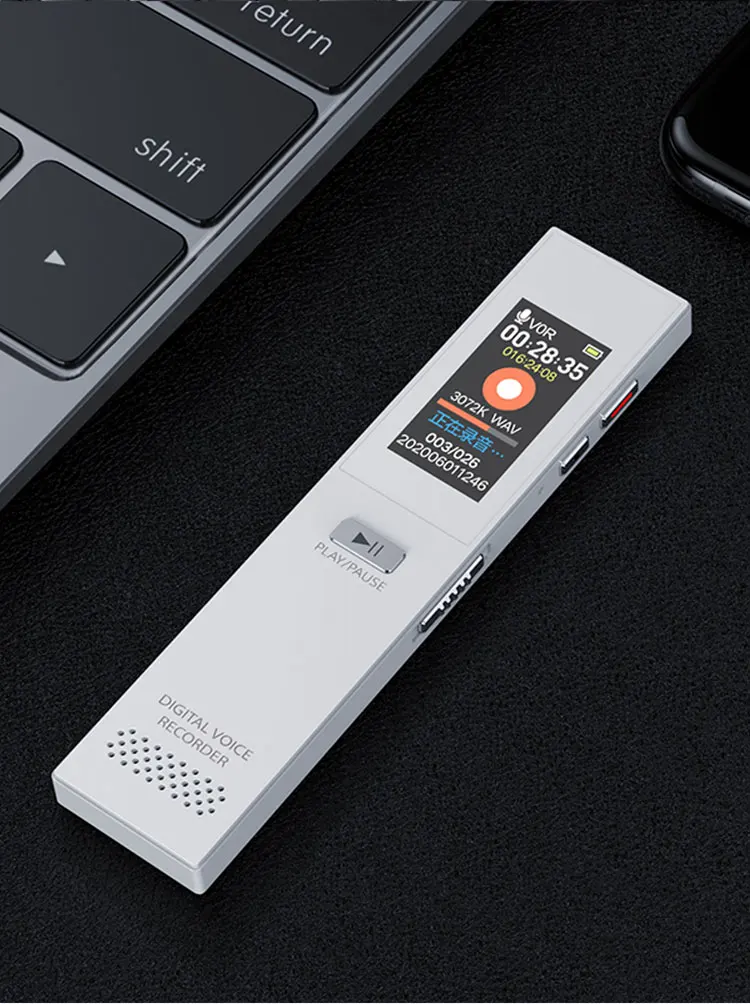 portable recording pen Digital Sound Audio Dictaphone Voice Activated Recording Device With Playback