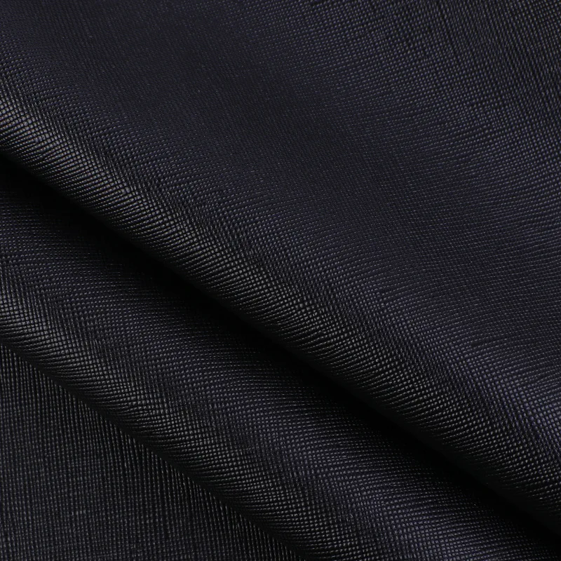 High Quality 0.5mm Black Encrypted Bottom Toothpick Pattern Sofa Skin Material Pvc Leather for Wallet Luggage Handbag