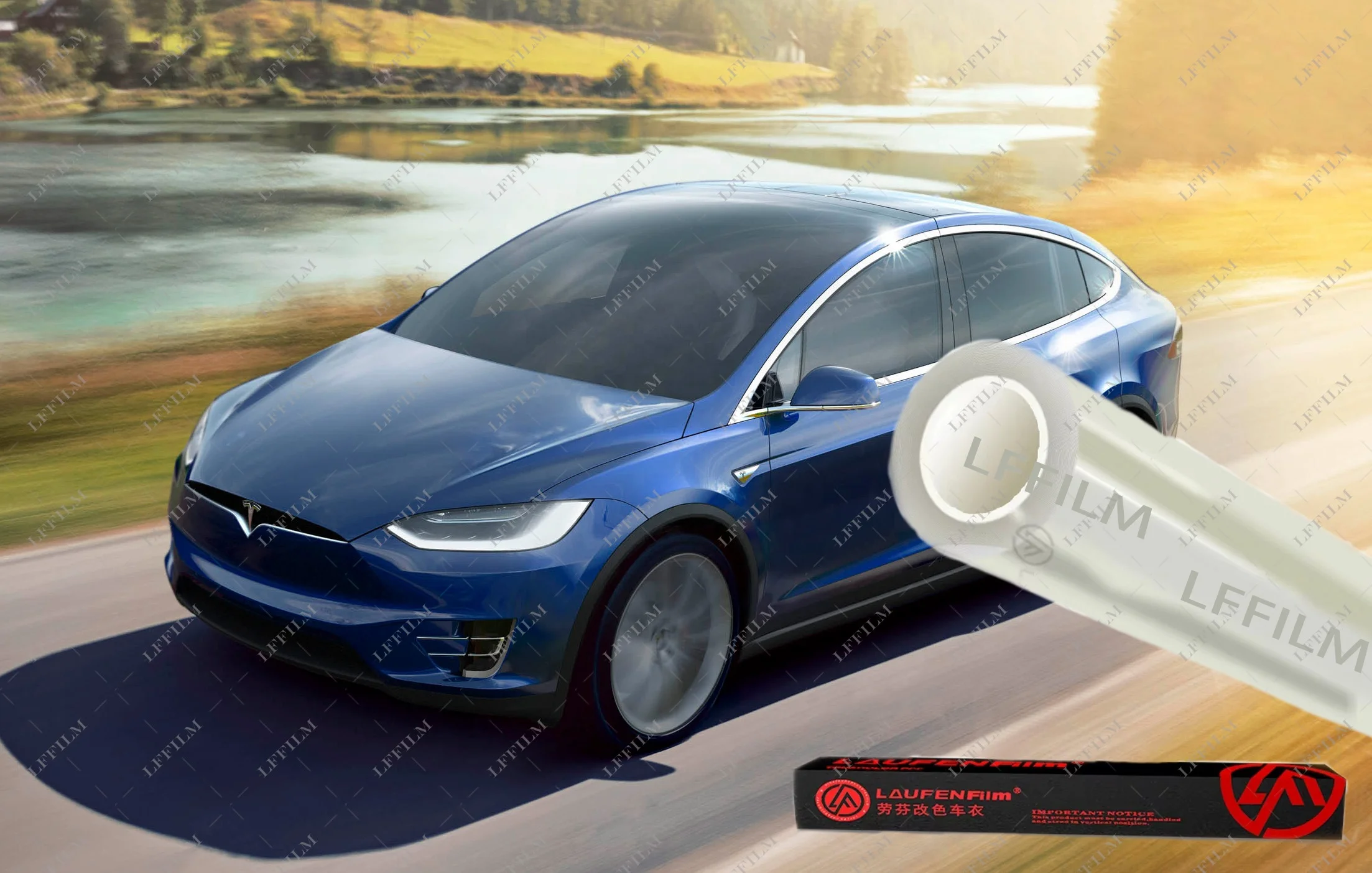 LFFILM paint protection film anti-yellow TPU PPF manufacturers price 6.5~11 mil glossy film TPU PPF for cars