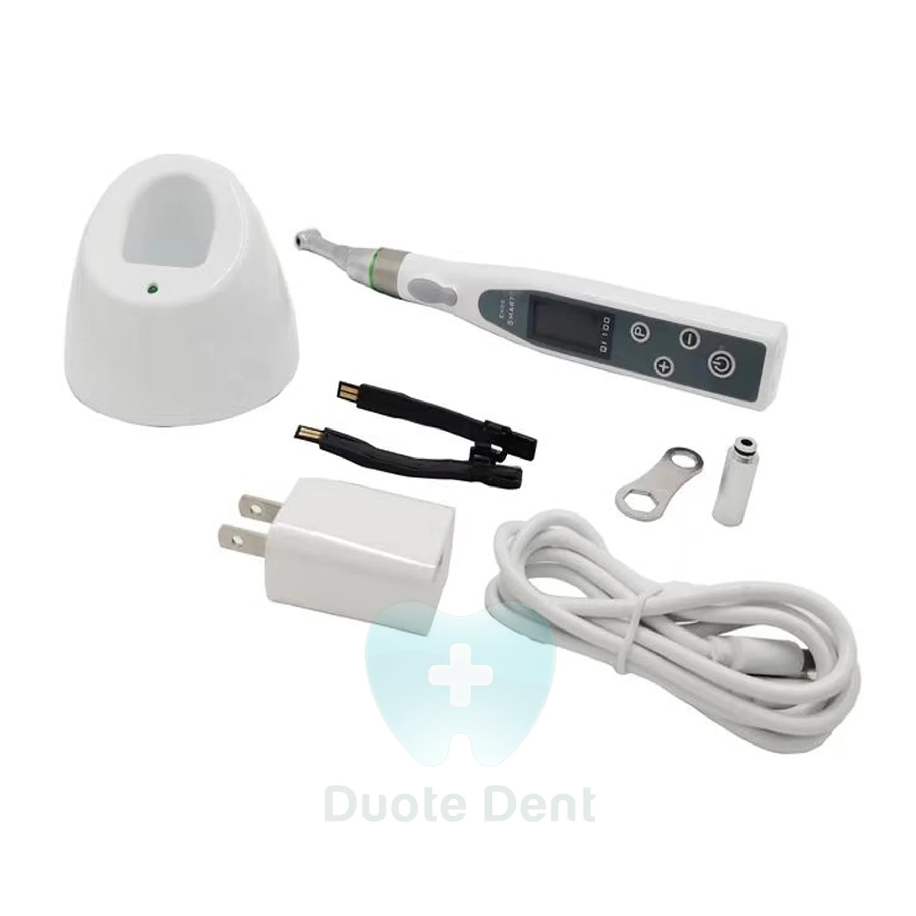 Wireless Dental Endomotor 16:1 Contra Angle Endodontic Treatment Handpiece Root Canal Rotary Motor