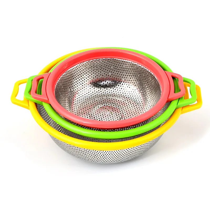OEM Factory wholesale vegetable kitchen Colanders & Strainers with handle