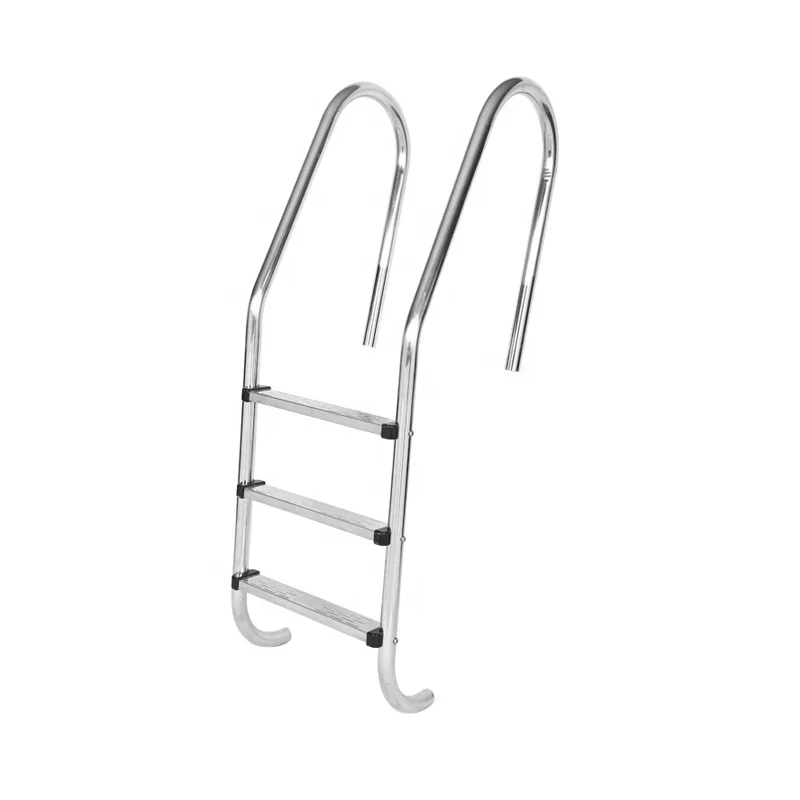 stainless steel 304 pool steps inground swimming pool ladder with  handrail