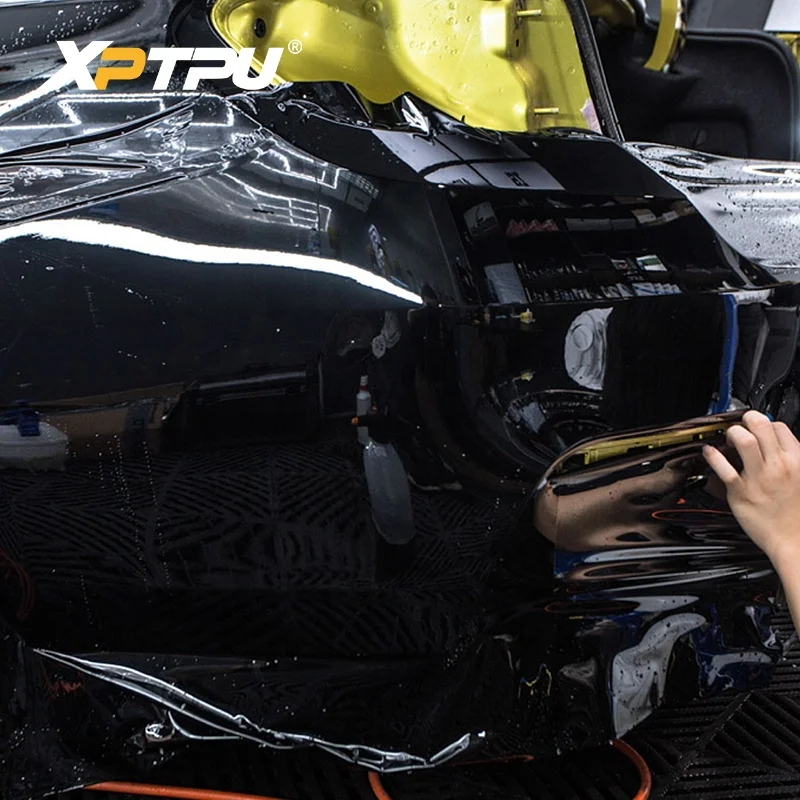 Premium Black Car TPU TPH  Paint Protection Film PPF LLumar 6.5mil 7mil 7.5mil Anti-yellowing xpel ppf film