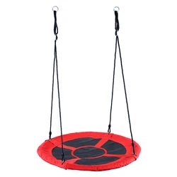 Outdoor Wear-Resistant Oxford Fabric Round Swing Set for Children Playground Fun