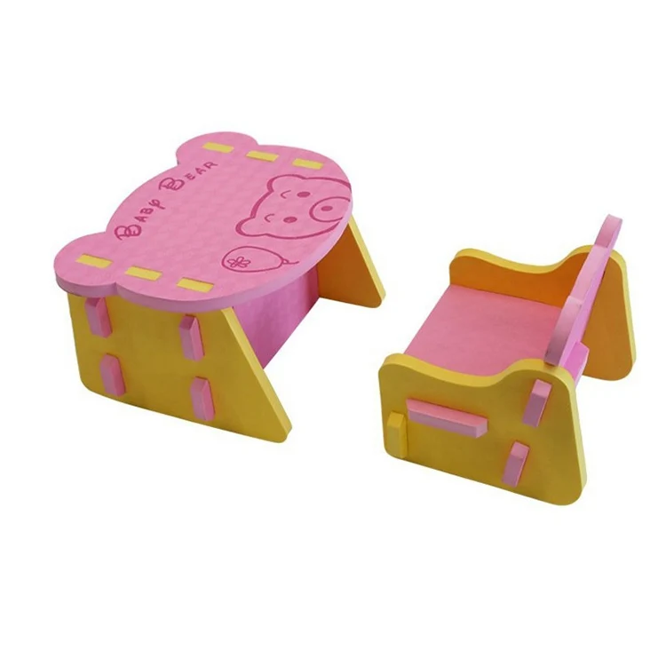 
High quality durable children cartoon table and chair cover set 