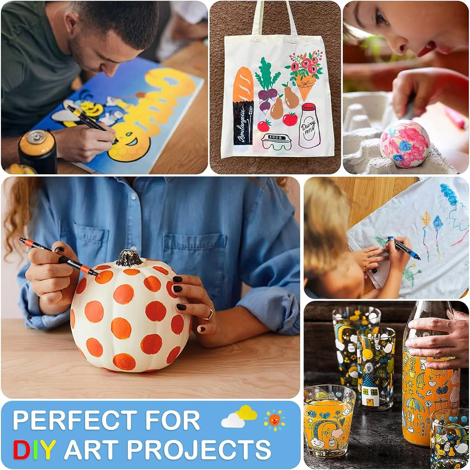 Dual tip acrylic marker 24 professional acryl marker suppliers acrylic markers brush tip