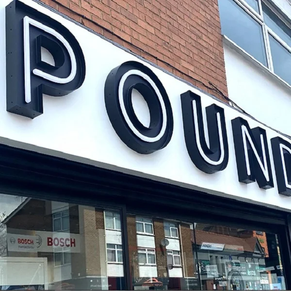 Наружный рекламный щит Skyseen бесплатный дизайн светодиодная неоновая вывеска логотип