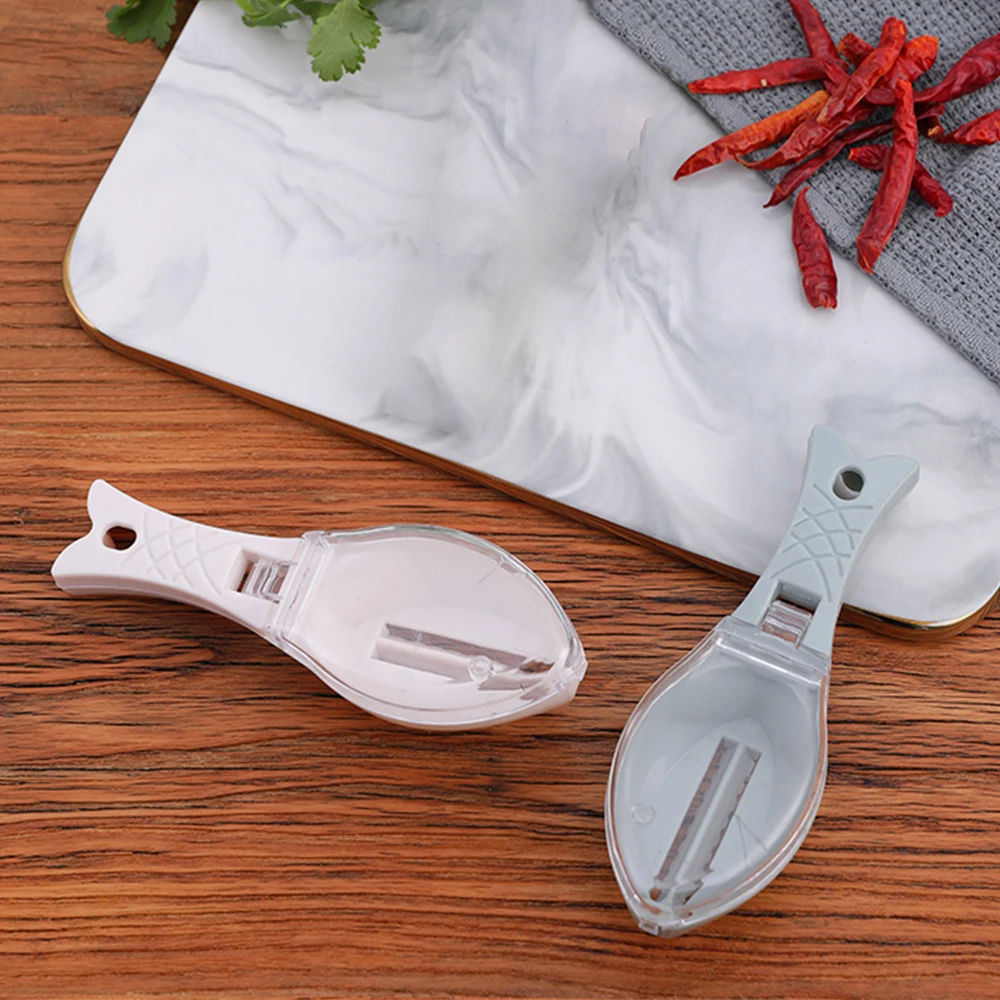 Amazon Top 10 Kitchen Gadgets Fish Scale Scraper, Eco-Friendly Kitchen Helper Fish Skin Remover