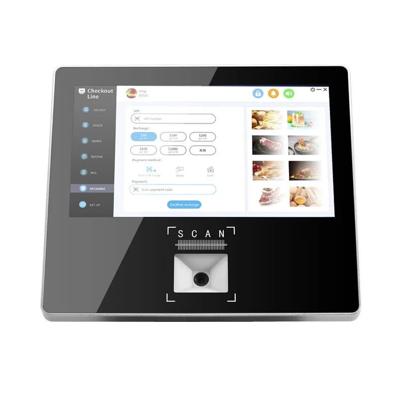 Good Quality Cheap Price point Of Sale System HD Touch Screen Display All-In-One Pos Terminal Machine Cash Register