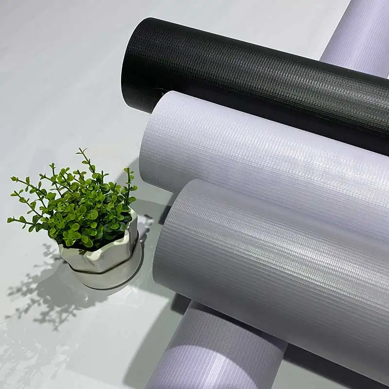 Hot Sale 440g Glossy Matt digital eco solvent printable advertising media PVC Fabric Flex Banner in Roll