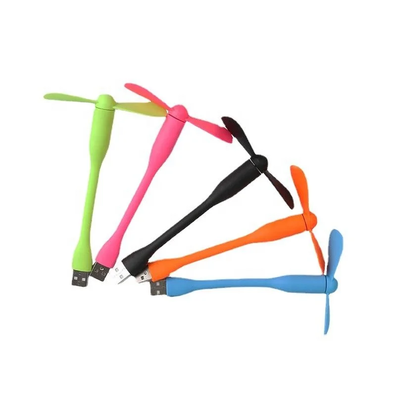 Wholesale price Summer USB Gadgets Portable Mini Small Hand Flexible Phone Air Cooler usb fan For Laptop Power Bank Computer