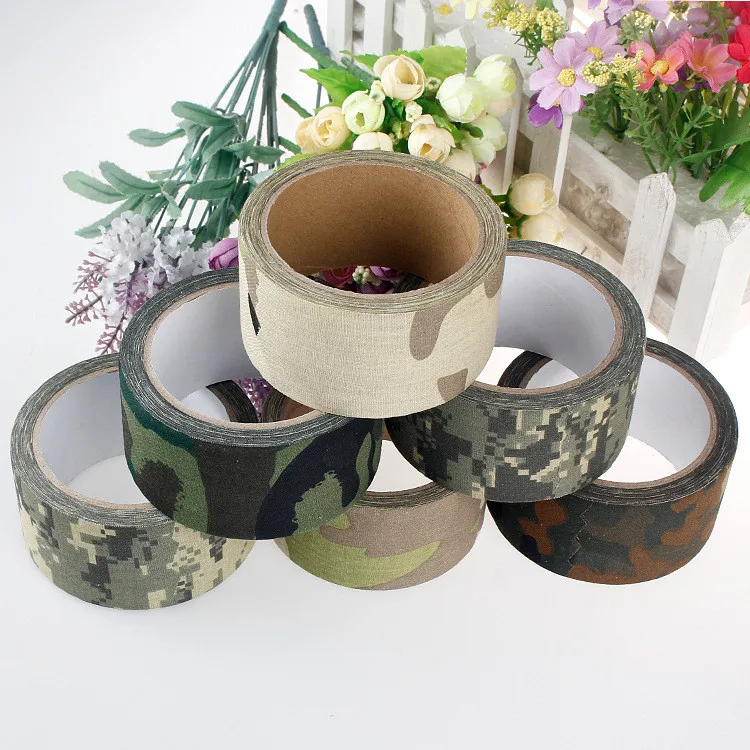 
Hot sale Decorative Outdoor Non-Woven Fabric Hunting Camouflage Camo Duct Tape 