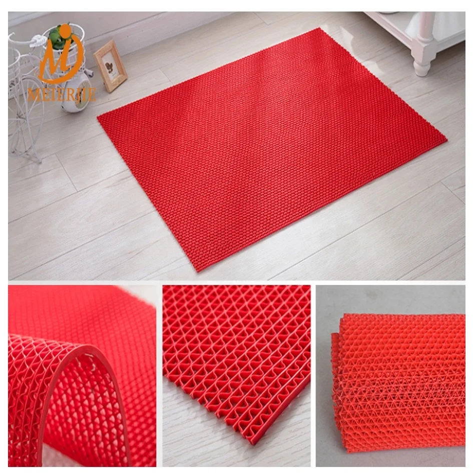 Использование в ванной ПВХ Противоскользящий коврик рулон