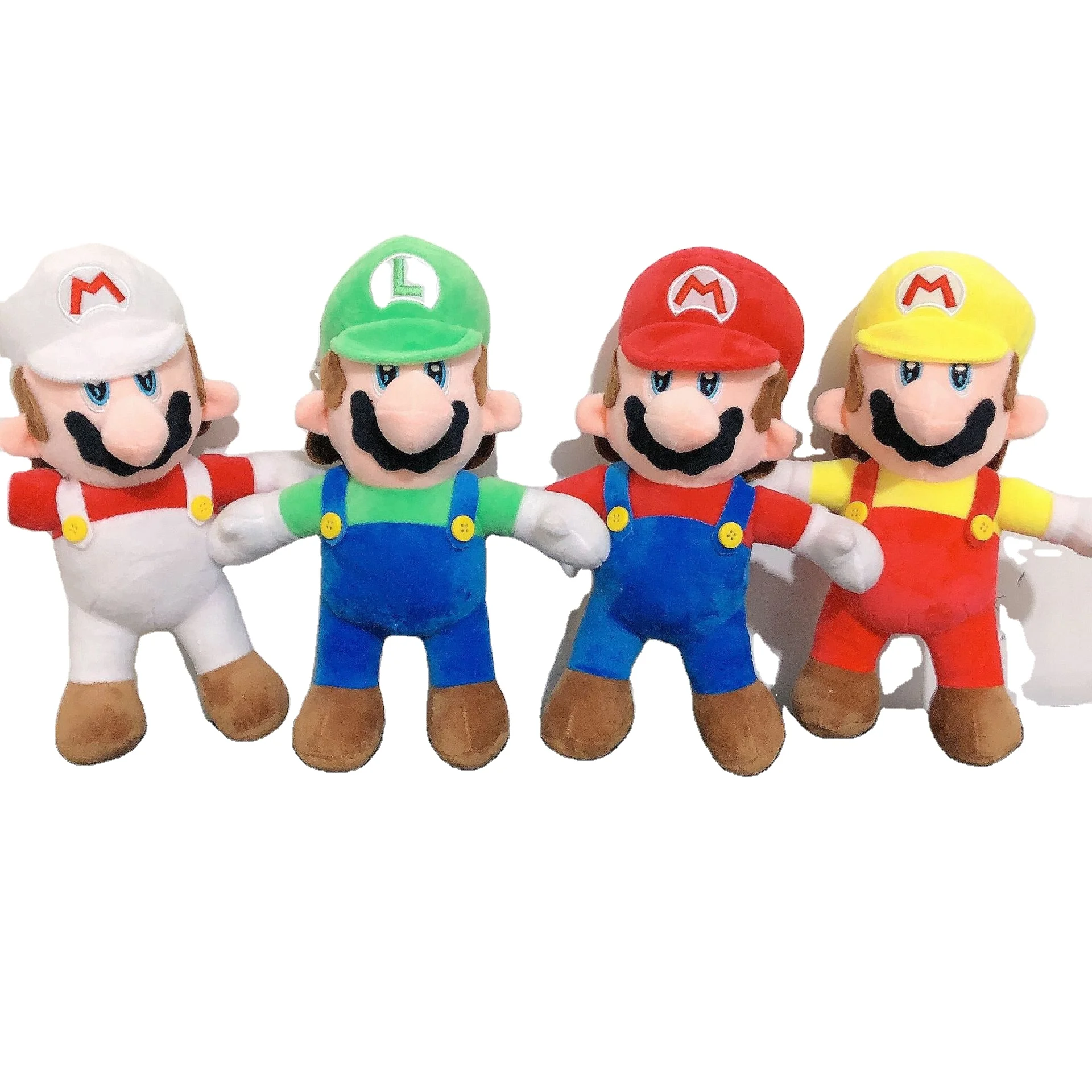 DHF High Quality Cute Mario Plush Toys Super Soft Comfortable Mario Cartoon Plush Toys Super Mario Bro Plush Toys