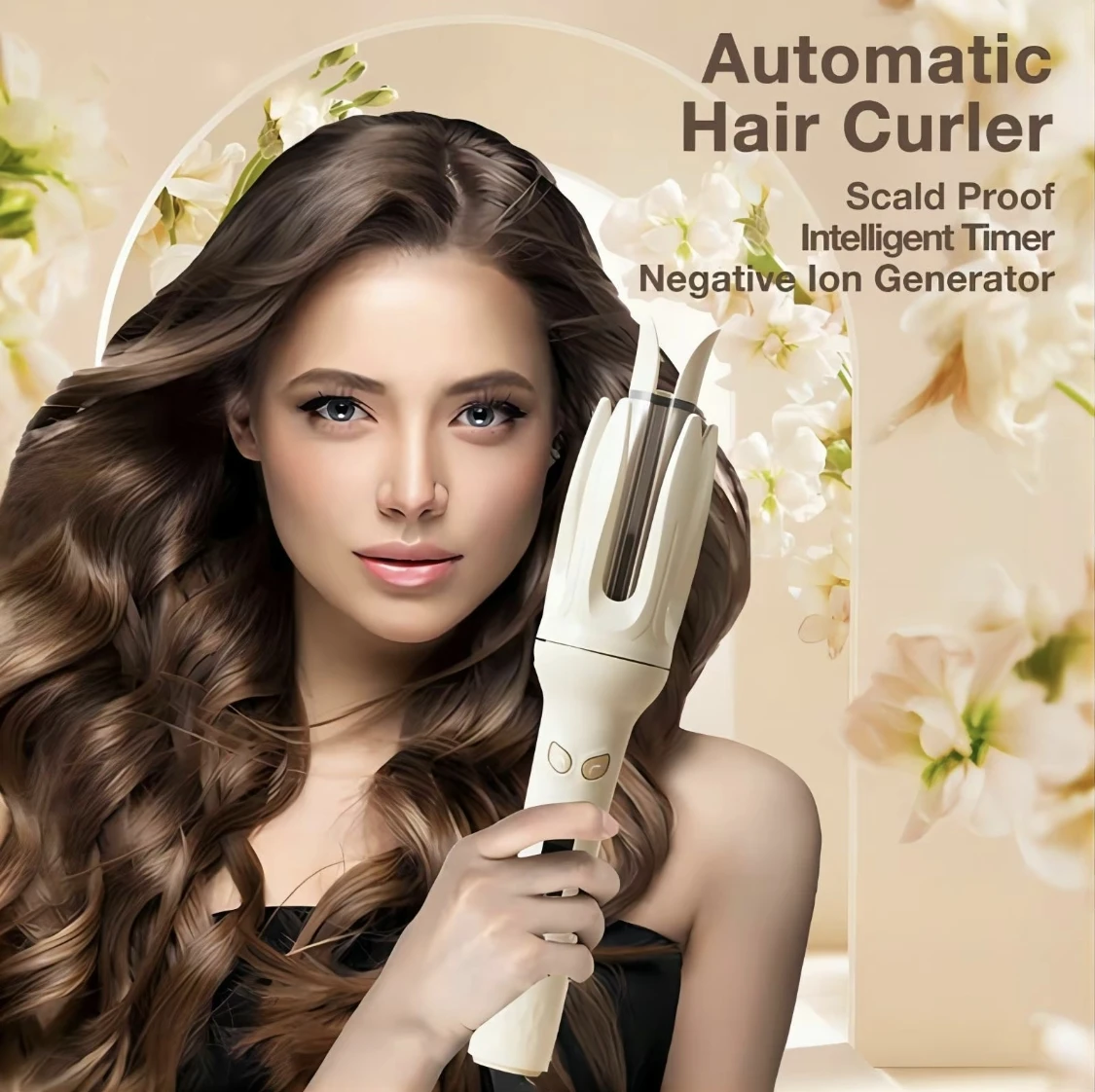 TikTok Wholesale automatic curling iron professional anti-tangle hair curler 3 speed temperature double anti-scald curling wand