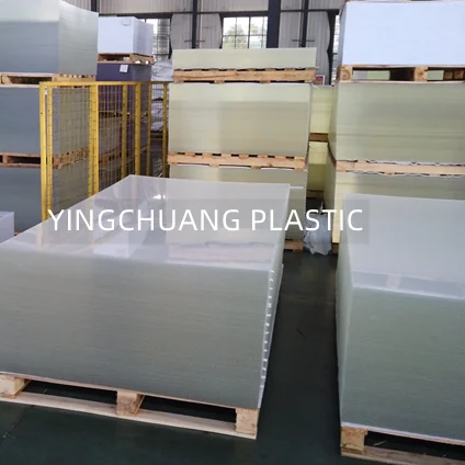 Yingchuang 1220x2440mm 1220x1830mm clear PS polystyrene sheet for advertising