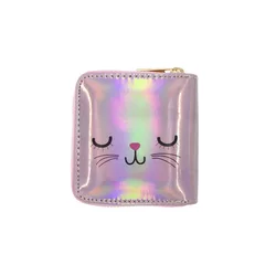 Kids Cartoon Colorful PU Purse Leather Anime Wallet