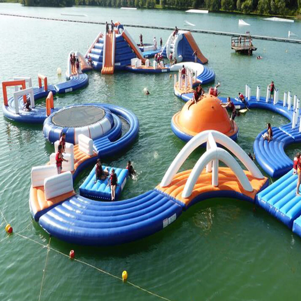 New Design Water Parks PVC Outdoor Water Inflatable Park Customized Water Park Playground for Adult Kids