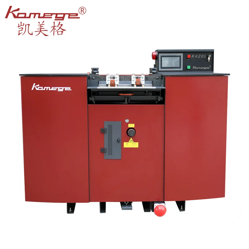 K420L ленточный нож для кожаного ремня машина для резки кромок с инструментом