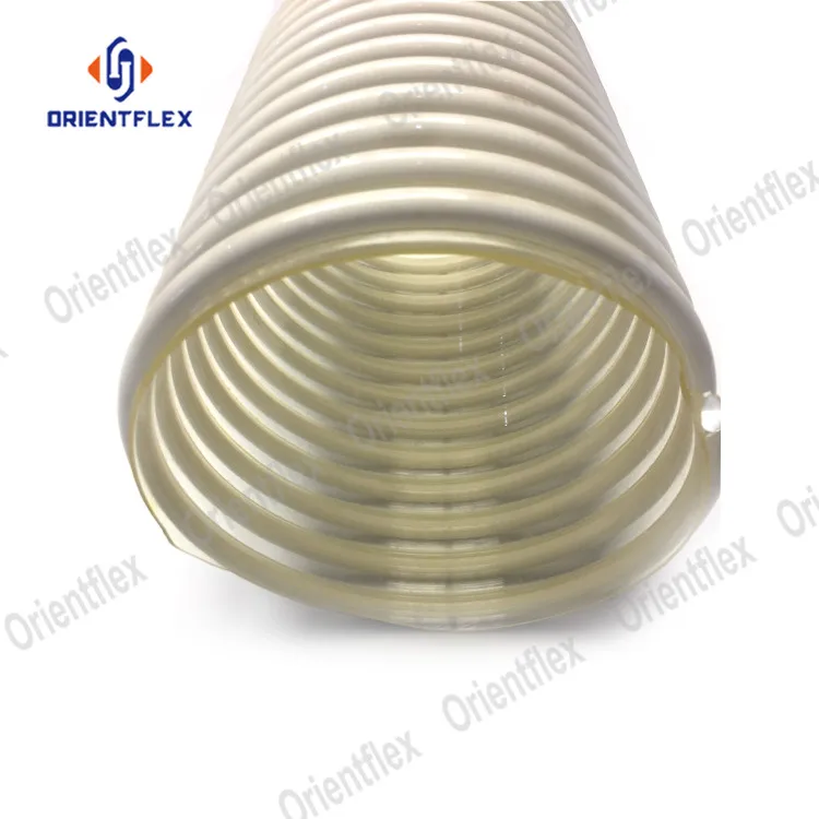 6 Inch Flexible Dust Collection Polyurethane Hose Leaf Vacuum Pu air Duct and Ducting