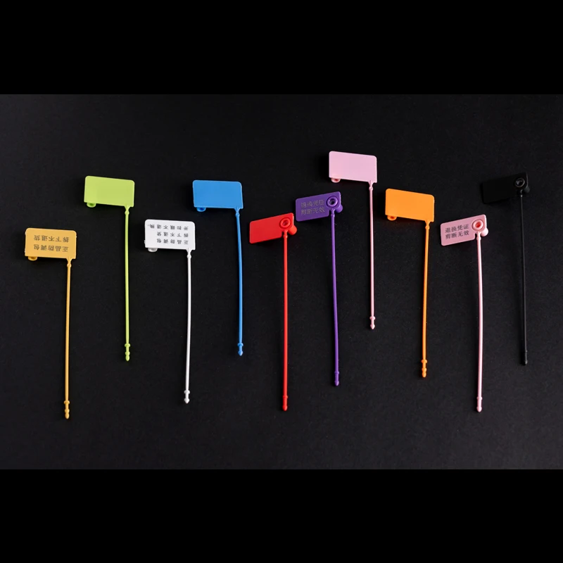 Personal fast and high quality Custom Plastic Tag Logistics Plastic Printable Company LOGO, Barcode and Digital Code